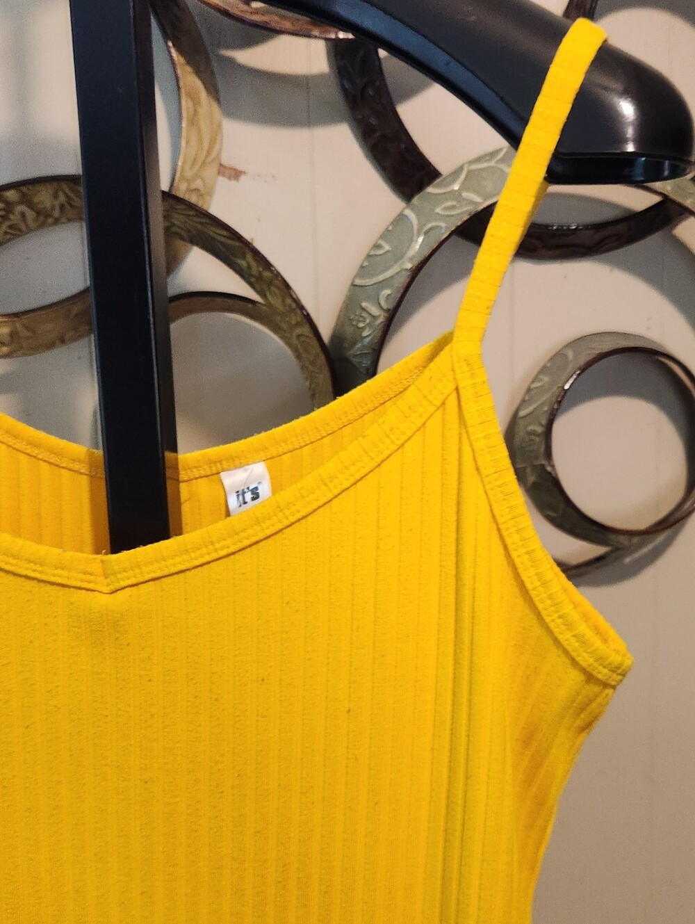 It'S Gold Ribbed Knit Sundress - Picture 3 of 10